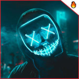 Máscara LED La Purga Halloween | Varzy - Varzy