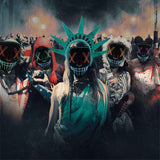 Máscara LED La Purga Halloween | Varzy - Varzy